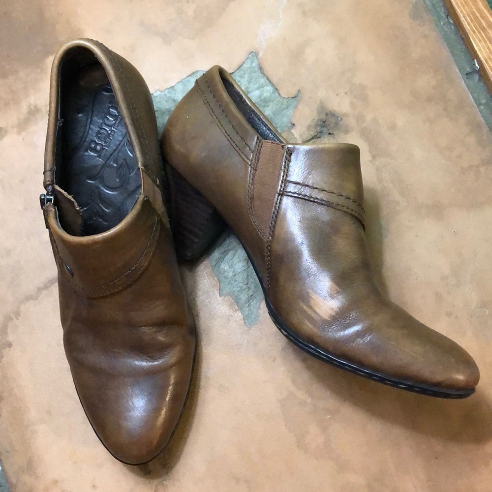 Born leather ankle booties